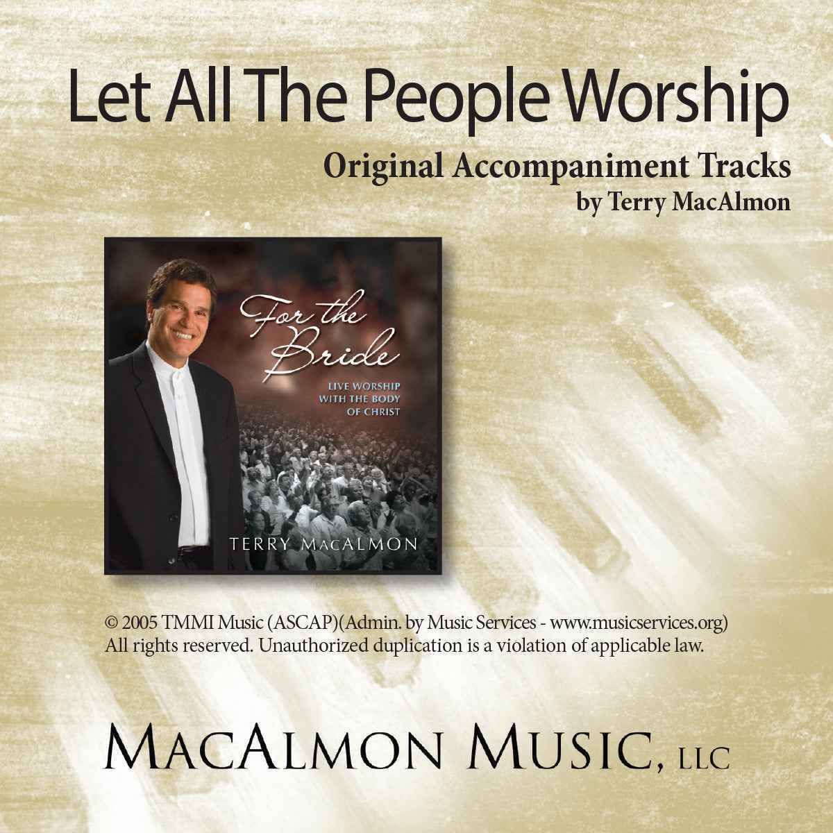 'Let All The People Worship' - Terry MacAlmon (CD Accompaniment Track)