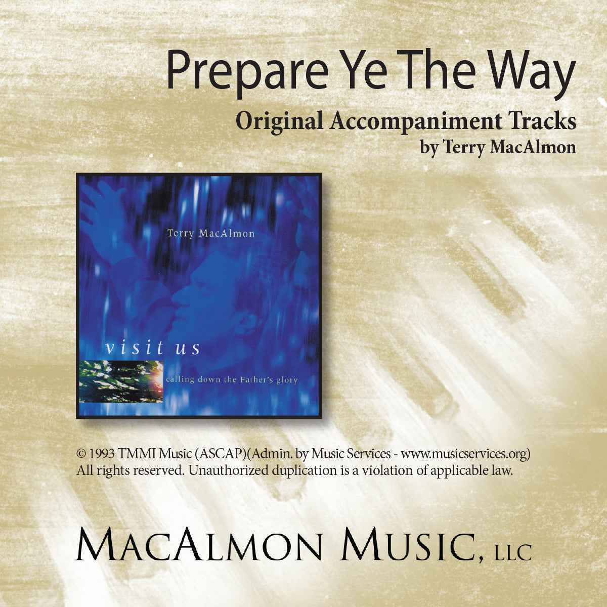 'Prepare Ye The Way' - Terry MacAlmon (CD Accompaniment Track)