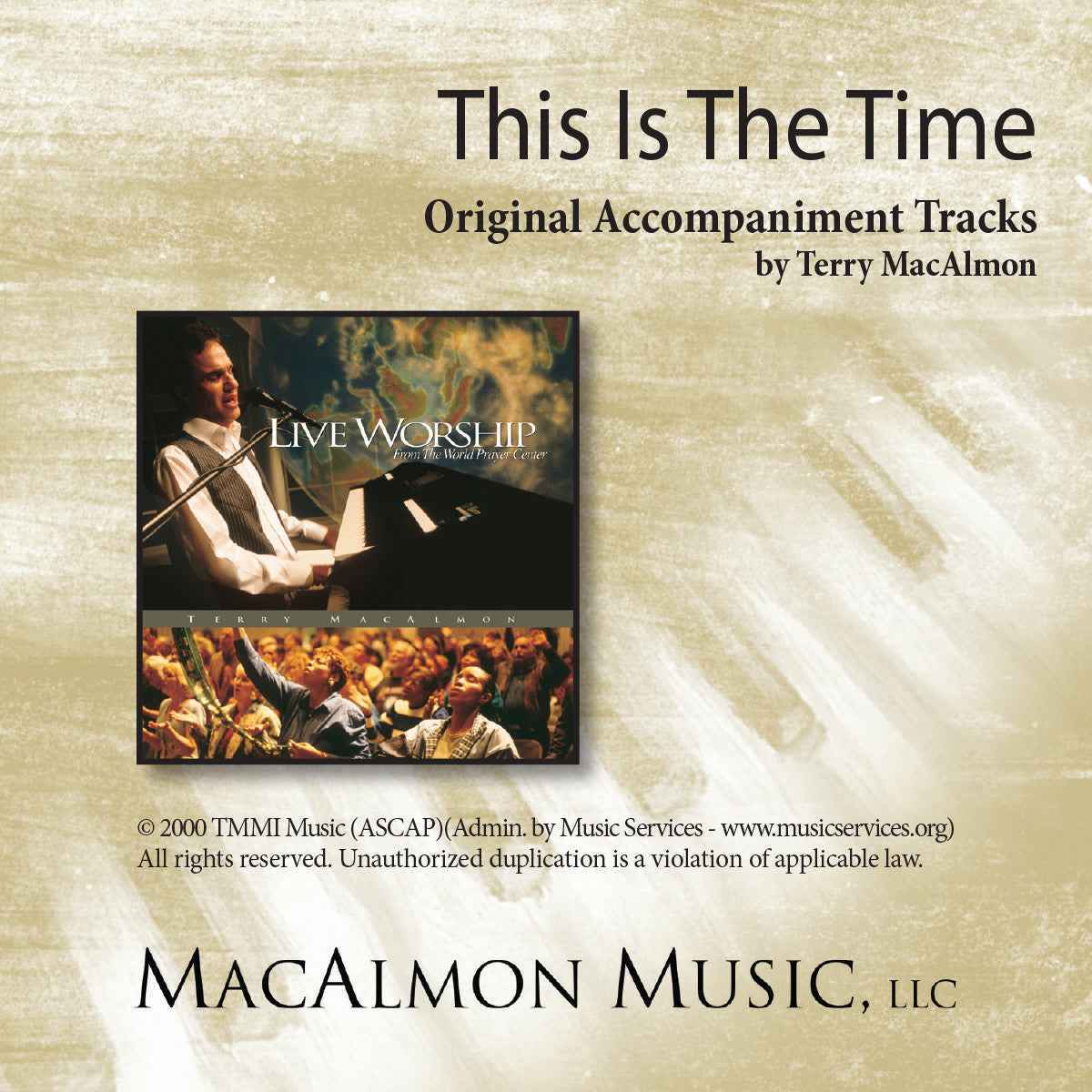 'This Is The Time' - Terry MacAlmon (CD Accompaniment Track)