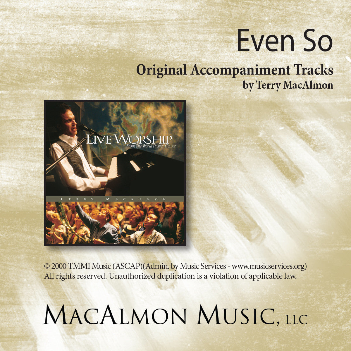 'Even So' - Terry MacAlmon (CD Accompaniment Track)