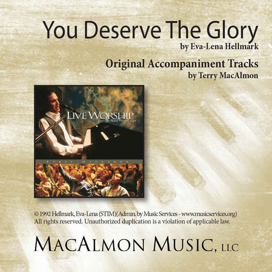 'You Deserve The Glory' - Terry MacAlmon (CD Accompaniment Track)