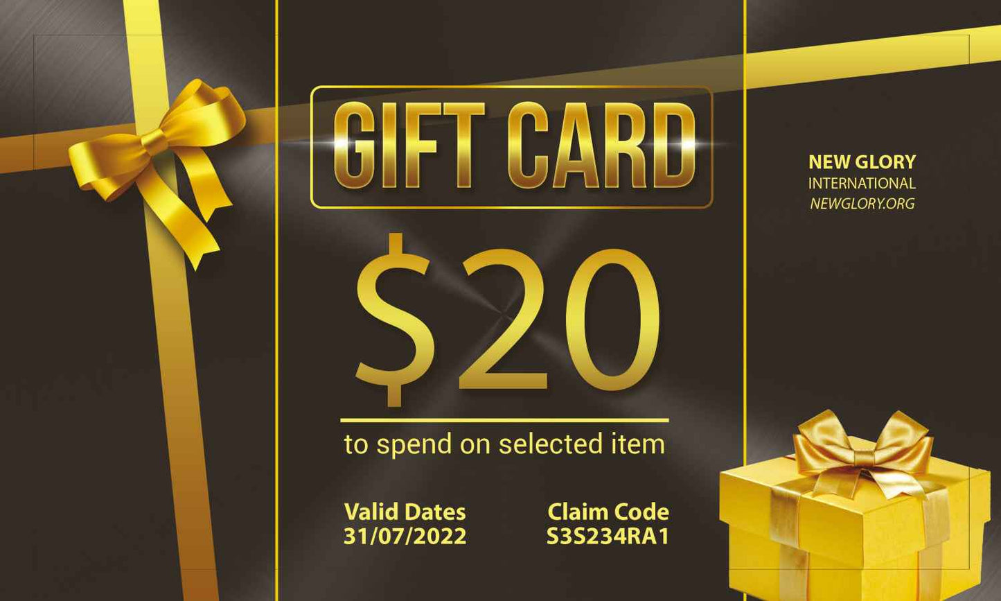New Glory International Gift Card
